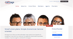 Desktop Screenshot of heritagevisionplans.com