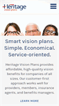 Mobile Screenshot of heritagevisionplans.com